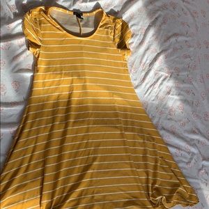Women’s Yellow striped sundress